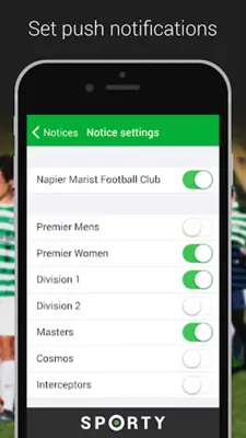 Sporty NZ android App screenshot 0